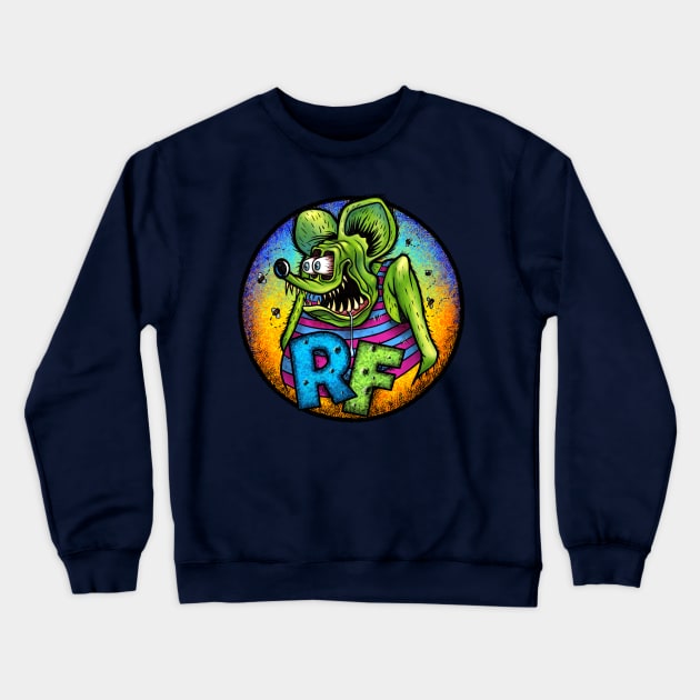 Rat Fink Crewneck Sweatshirt by Rosado